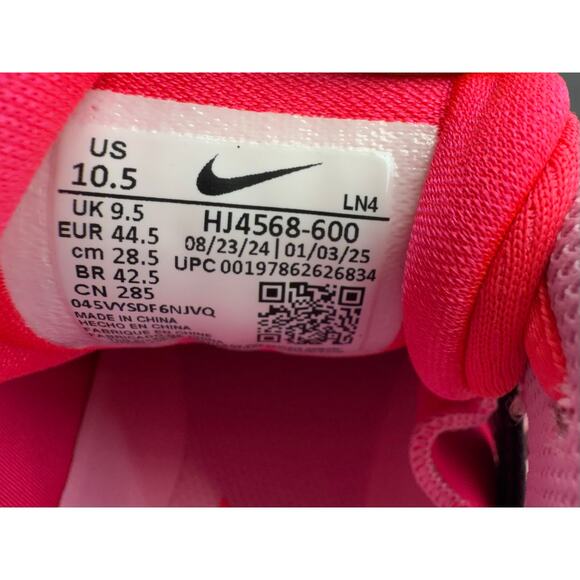Nike Alpha Menace 4 Pro Mens‎ Sz 10.5 Racer Pink Grey HJ4568-600 Football Cleats main image 4
